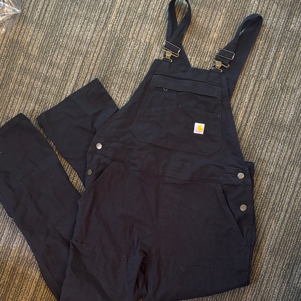 WOMEN'S WORK OVERALL - LOOSE FIT - CANVAS - RUGGED FLEX® - DOUBLE KNEE